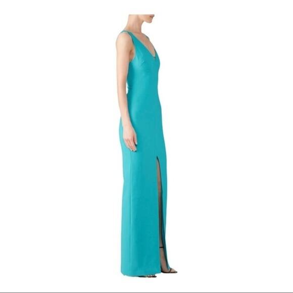 Likely Nicolette Gown in Teal Blue Long Formal Maxi Dress - Picture 9 of 10